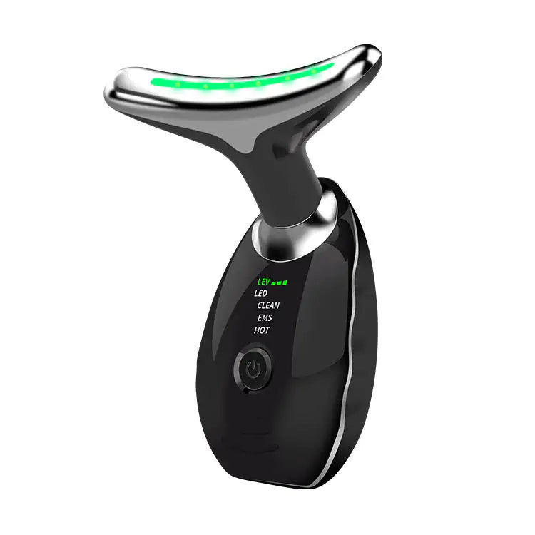 Beauty Facial Massager, Wavy Acne Microcurrent Facial Device Skin Firming