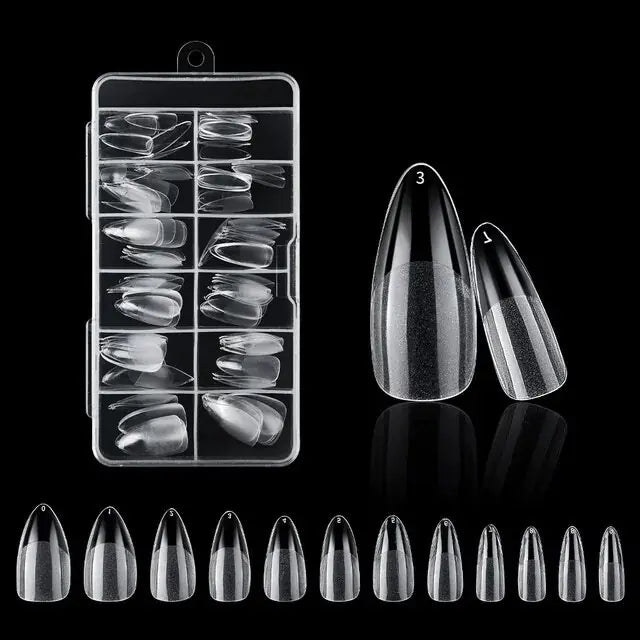 120Pcs Nails American Capsule Gel X Coffin