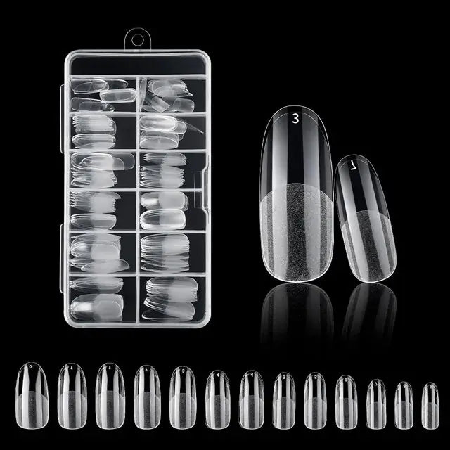 120Pcs Nails American Capsule Gel X Coffin