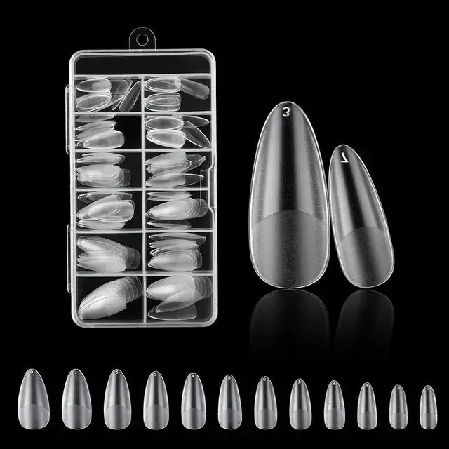 120Pcs Nails American Capsule Gel X Coffin