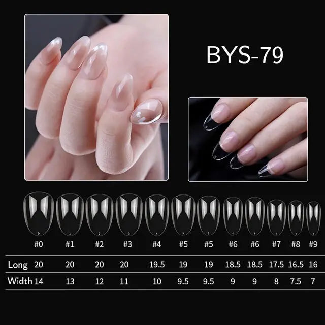 120Pcs Nails American Capsule Gel X Coffin