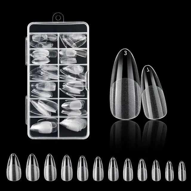 120Pcs Nails American Capsule Gel X Coffin