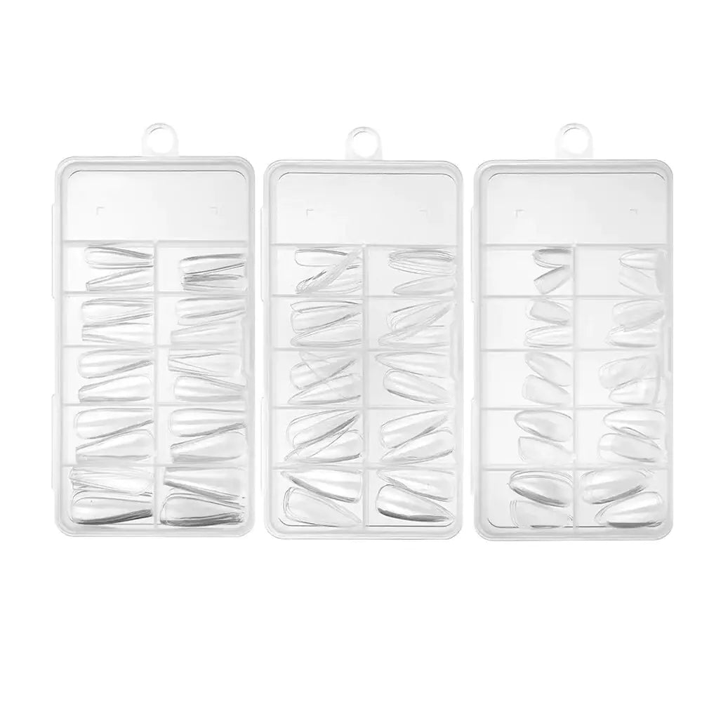 120Pcs Nails American Capsule Gel X Coffin