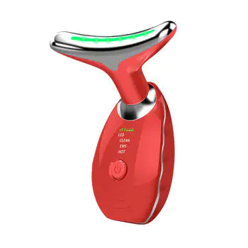 Beauty Facial Massager, Wavy Acne Microcurrent Facial Device Skin Firming