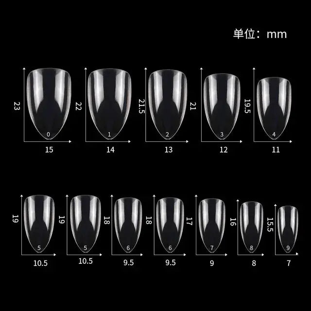 120Pcs Nails American Capsule Gel X Coffin