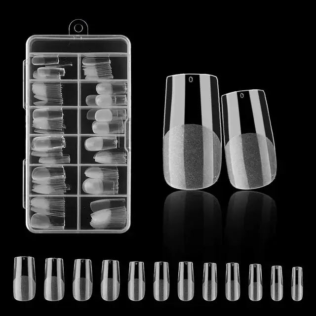 120Pcs Nails American Capsule Gel X Coffin