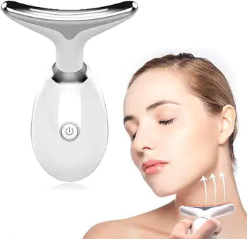 Beauty Facial Massager, Wavy Acne Microcurrent Facial Device Skin Firming