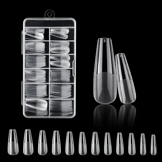 120Pcs Nails American Capsule Gel X Coffin