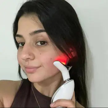 Beauty Facial Massager, Wavy Acne Microcurrent Facial Device Skin Firming